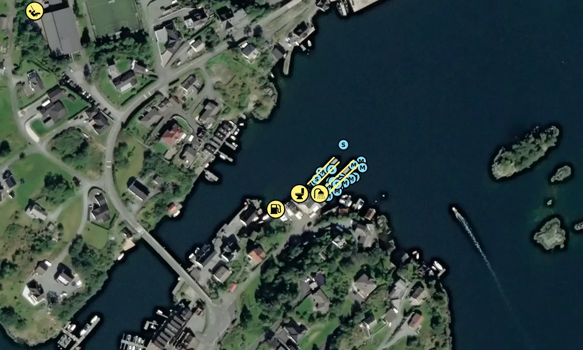 Satelite image of Vedholmen - Lepsøy