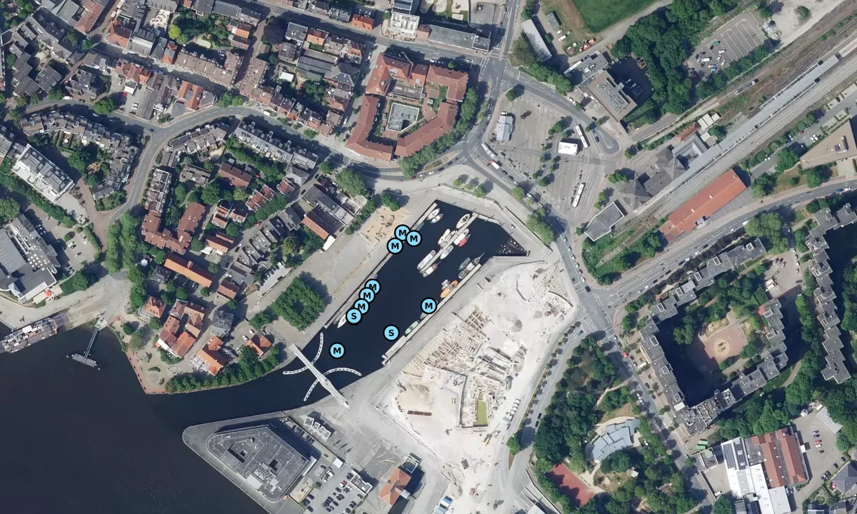 Satelite image of Vegesacker Hafen