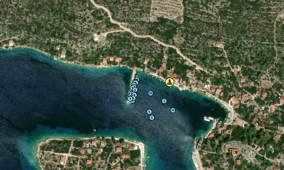 Satelite image of Veli Drvenik
