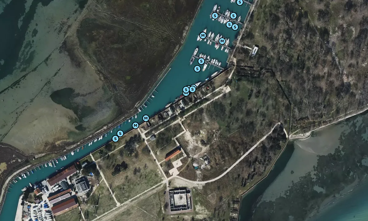 Satelite image of Venezia Certosa Marina