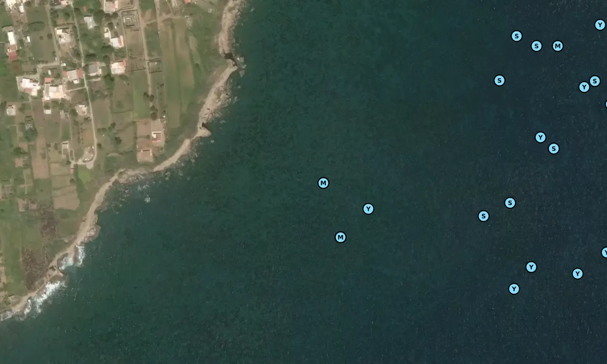 Satelite image of Ventotene - Latina