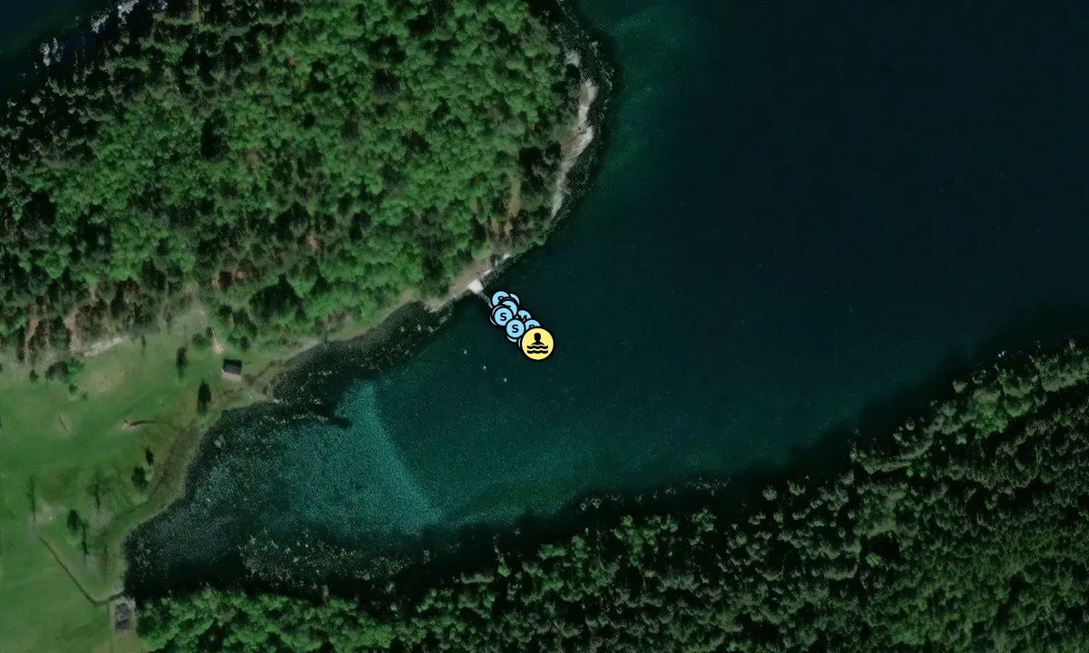 Satelite image of Veøya, Nordvågen