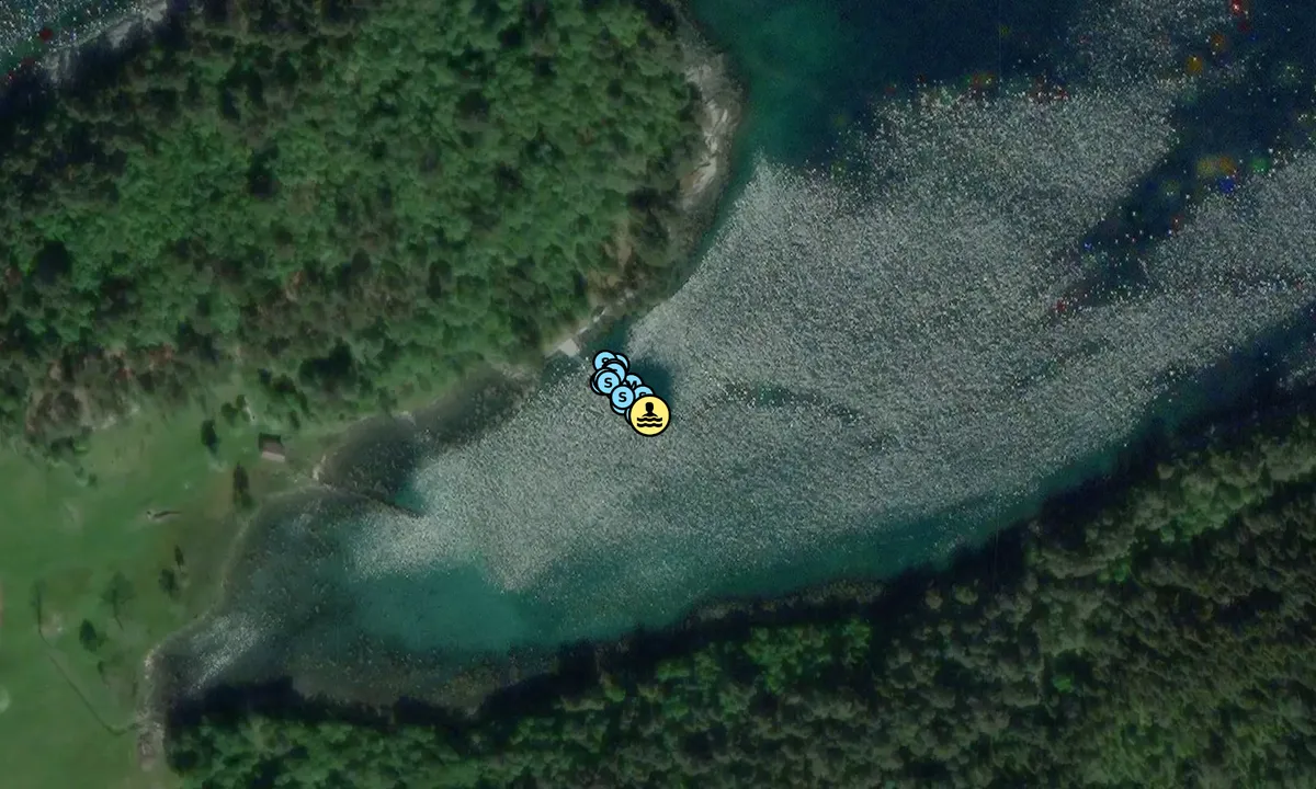 Satelite image of Veøya, Nordvågen