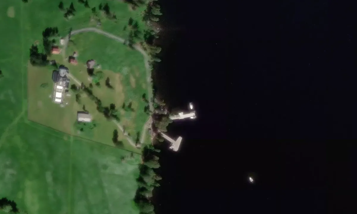 Satelite image of Verkön