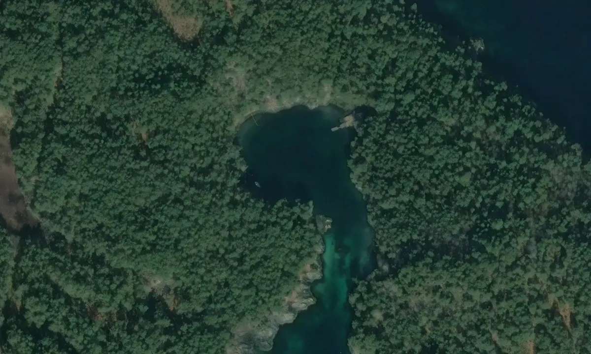 Satelite image of Vernøy