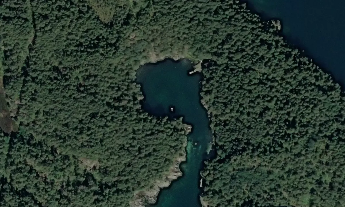 Satelite image of Vernøy