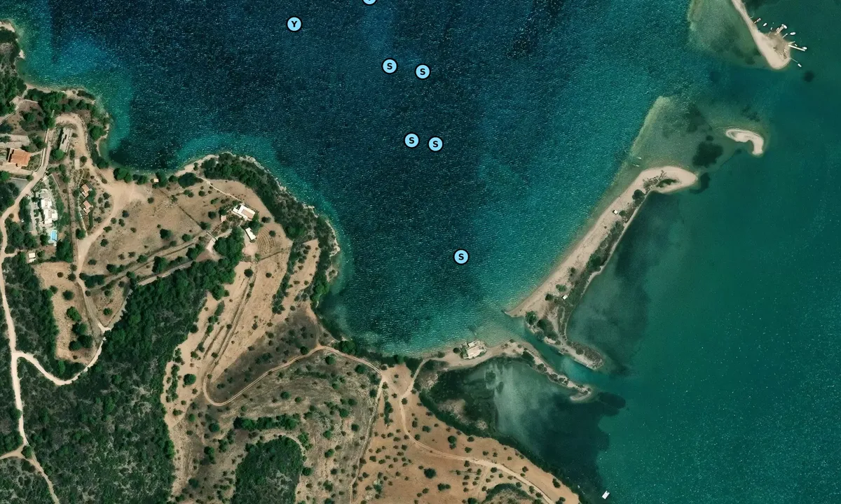 Satelite image of Ververouda Bay 1