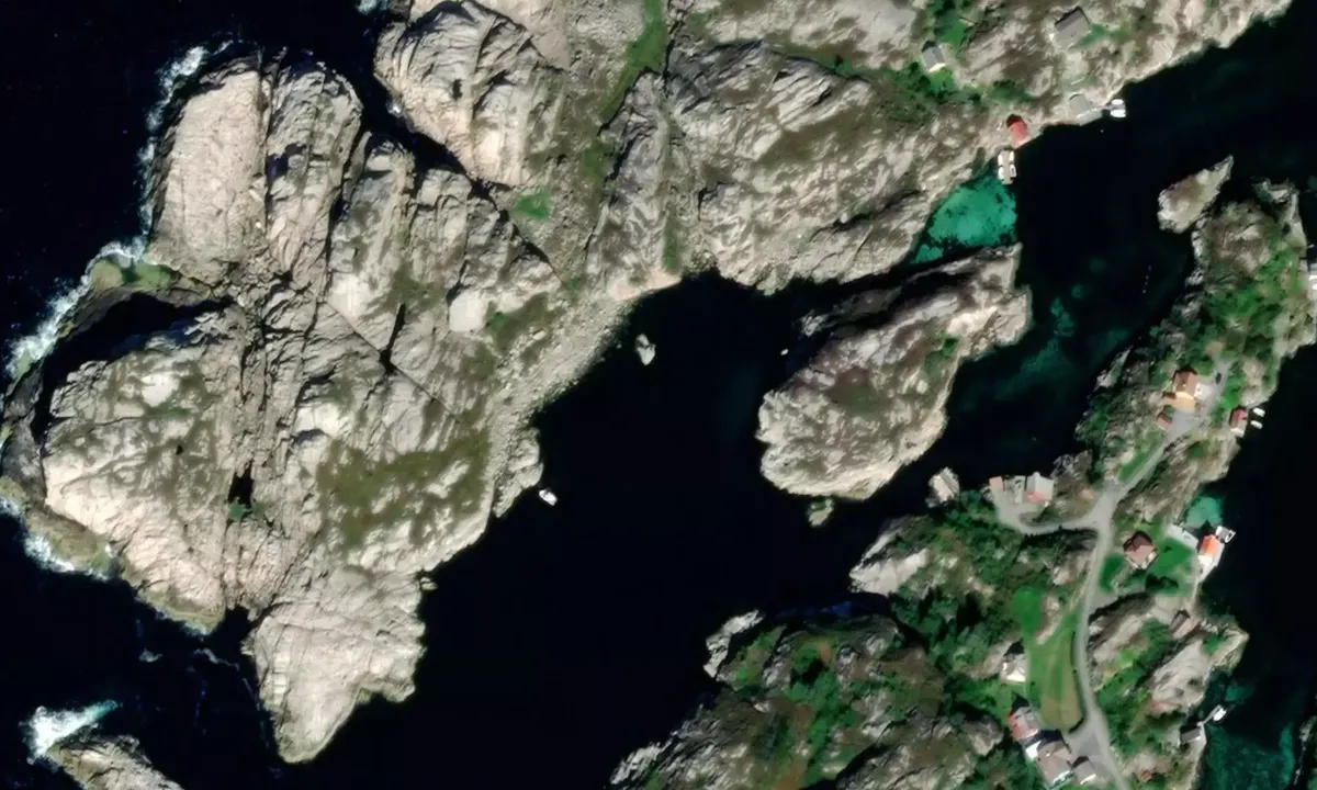 Satelite image of Vestre Goddeploven / Slottet