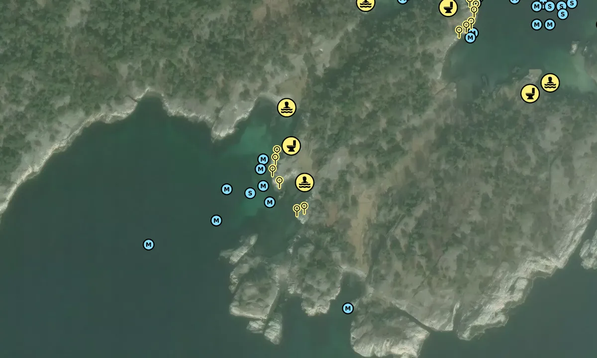 Satelite image of Vestre Hestholmbukta