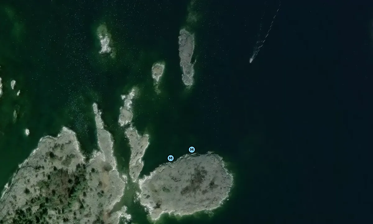 Satelite image of Vidskären