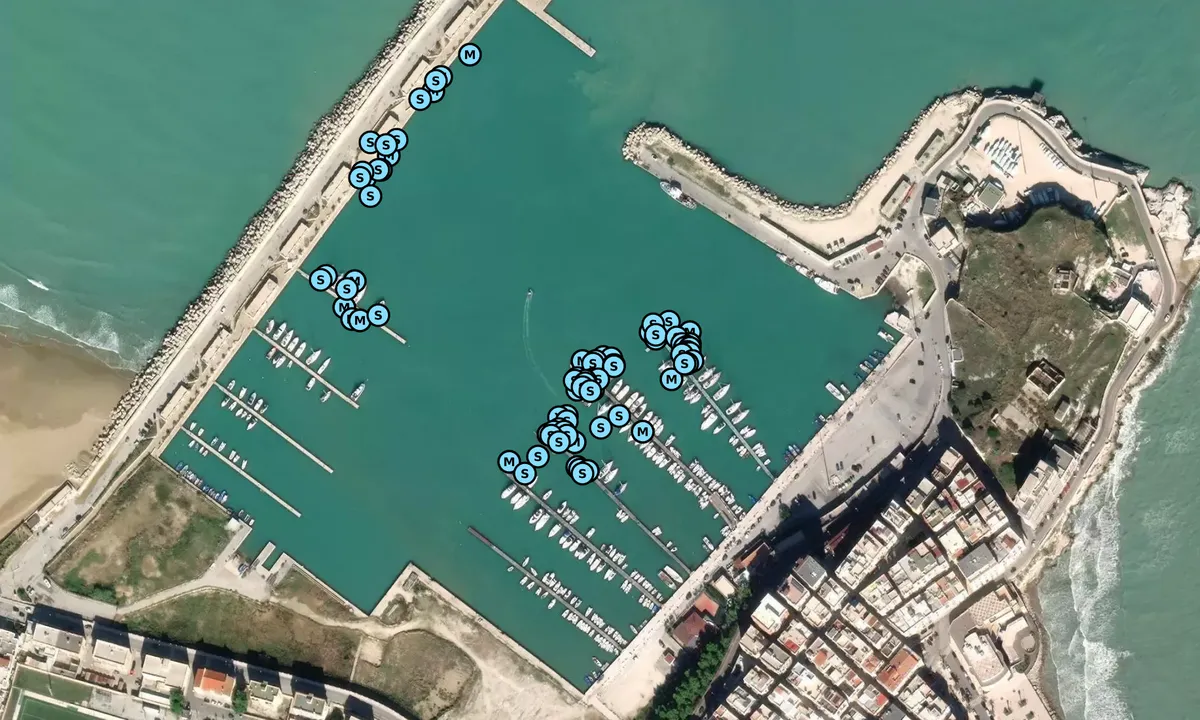 Satelite image of Vieste Ormeggi