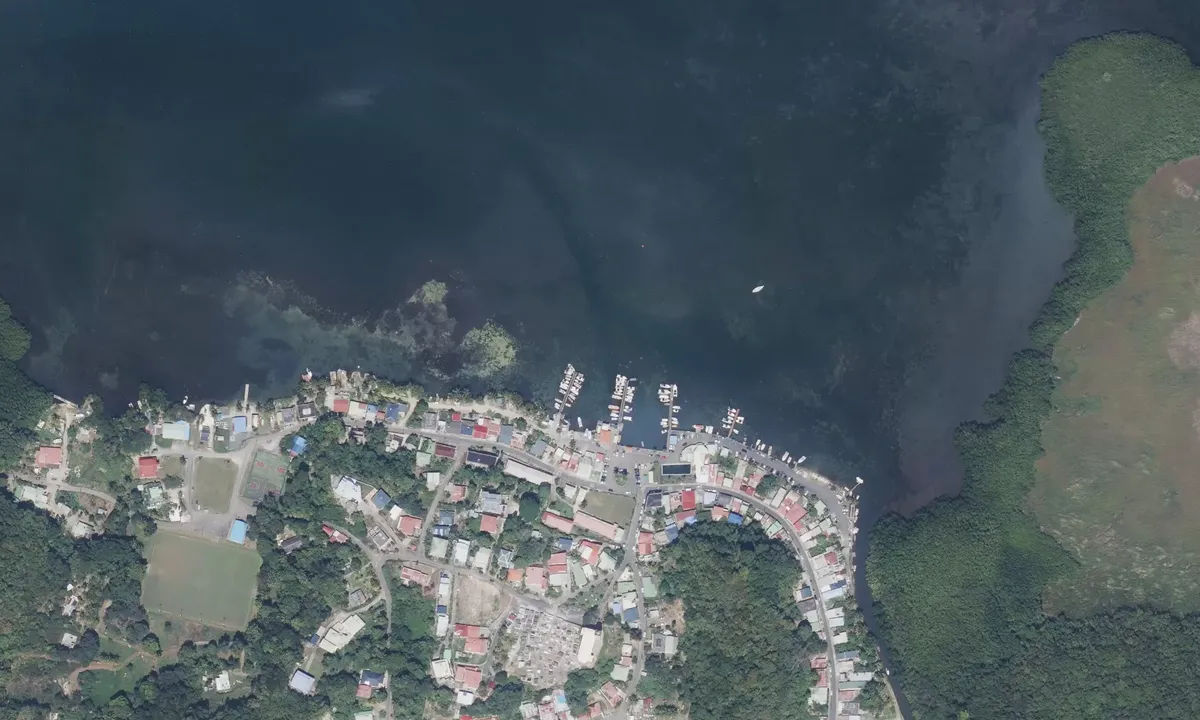 Satelite image of Vieux Bourg