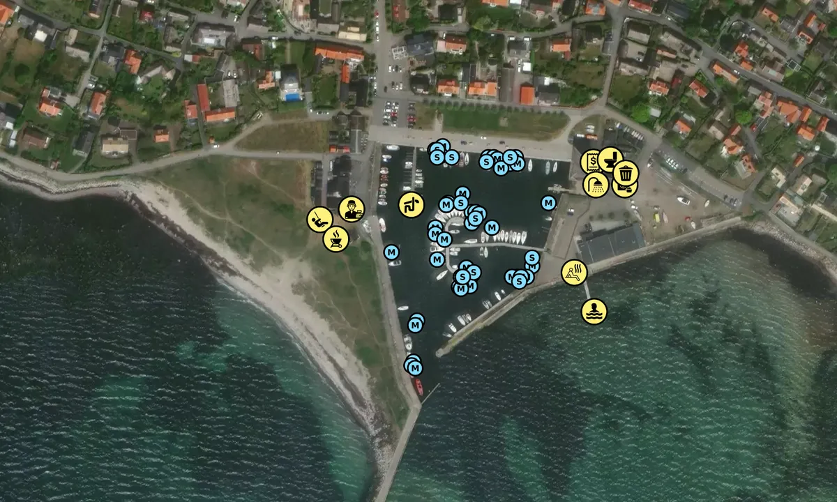 Satelite image of Vikens Hamn