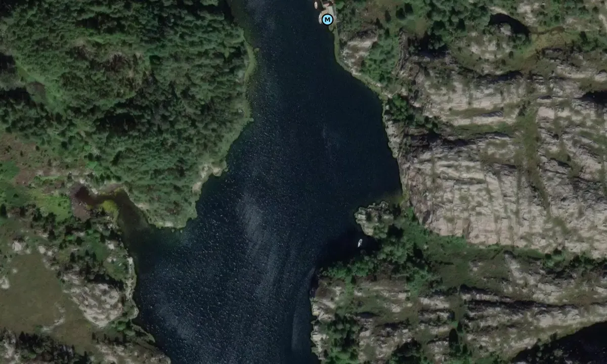 Satelite image of Vilsvika