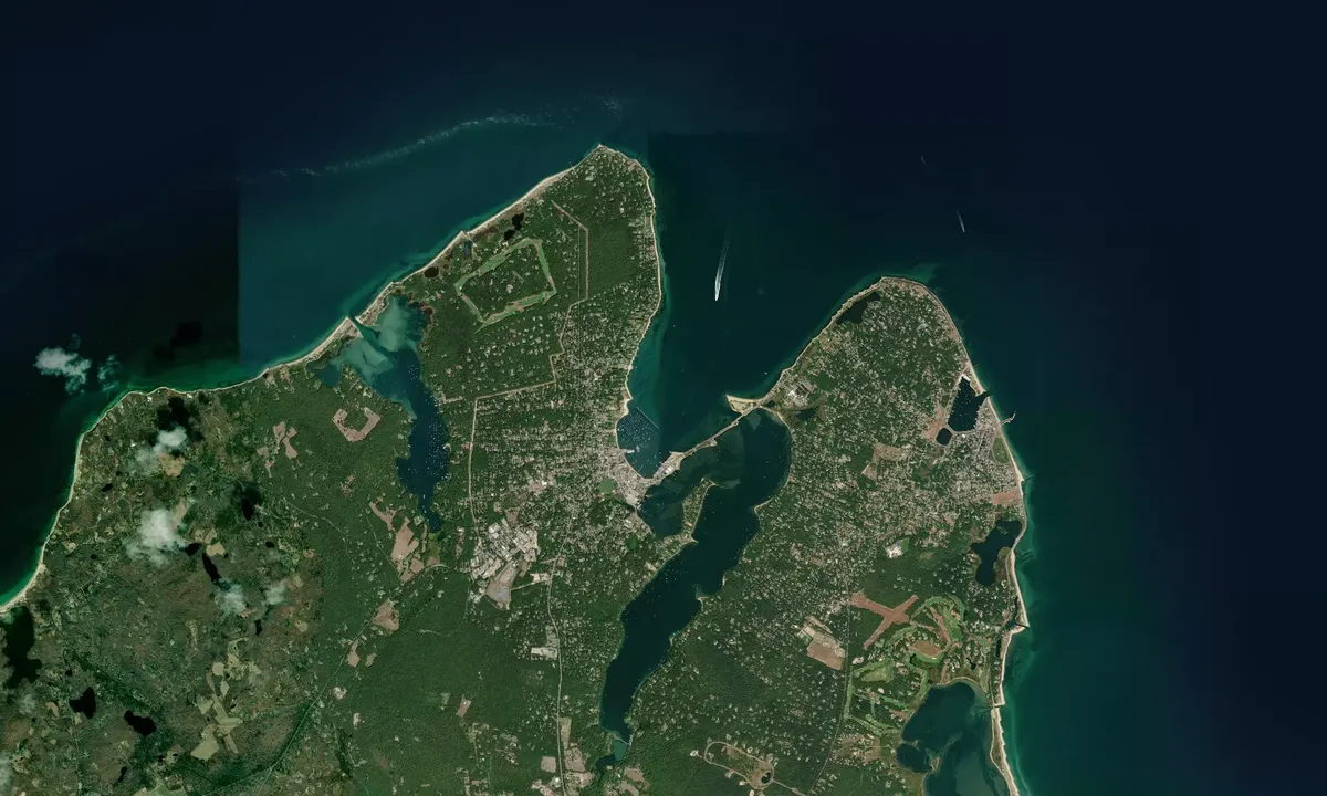 Flyfoto av Vineyard Haven - Tisbury