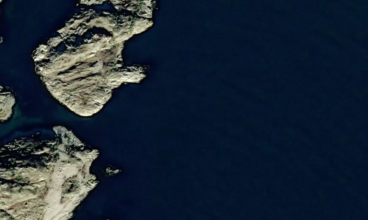 Satelite image of Virkesholmarna - Onsala Sandö