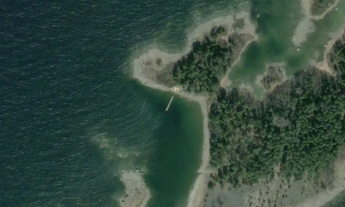 Satelite image of Vitgrund