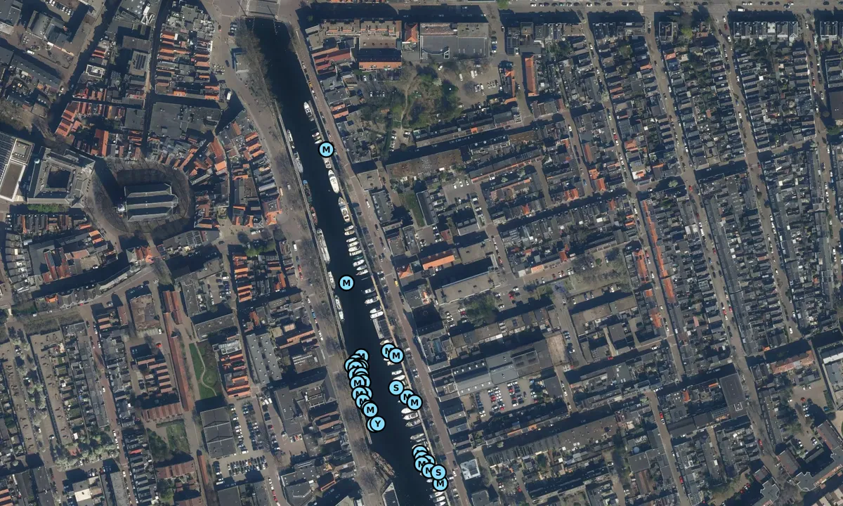 Satelite image of Vlaardingen Yacht Harbour