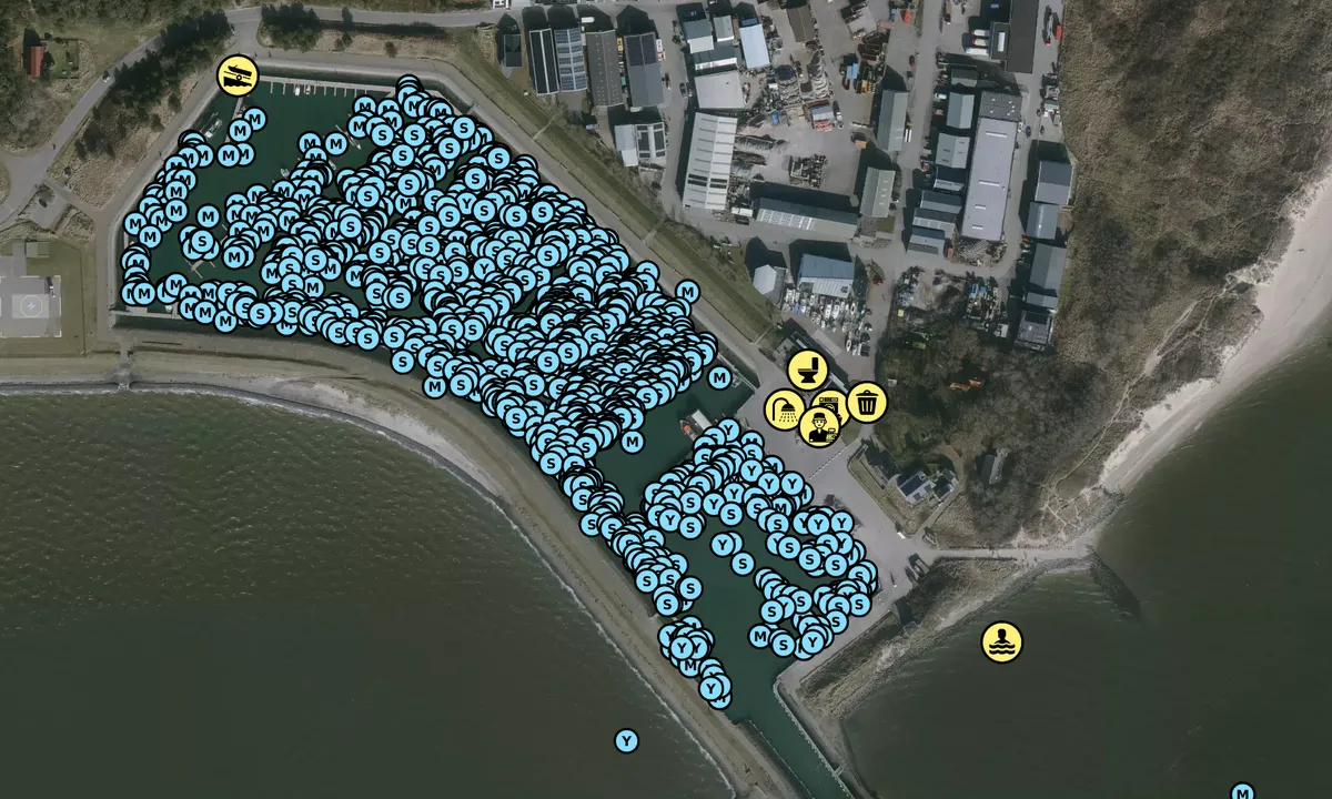 Satelite image of Vlieland Yachtharbor
