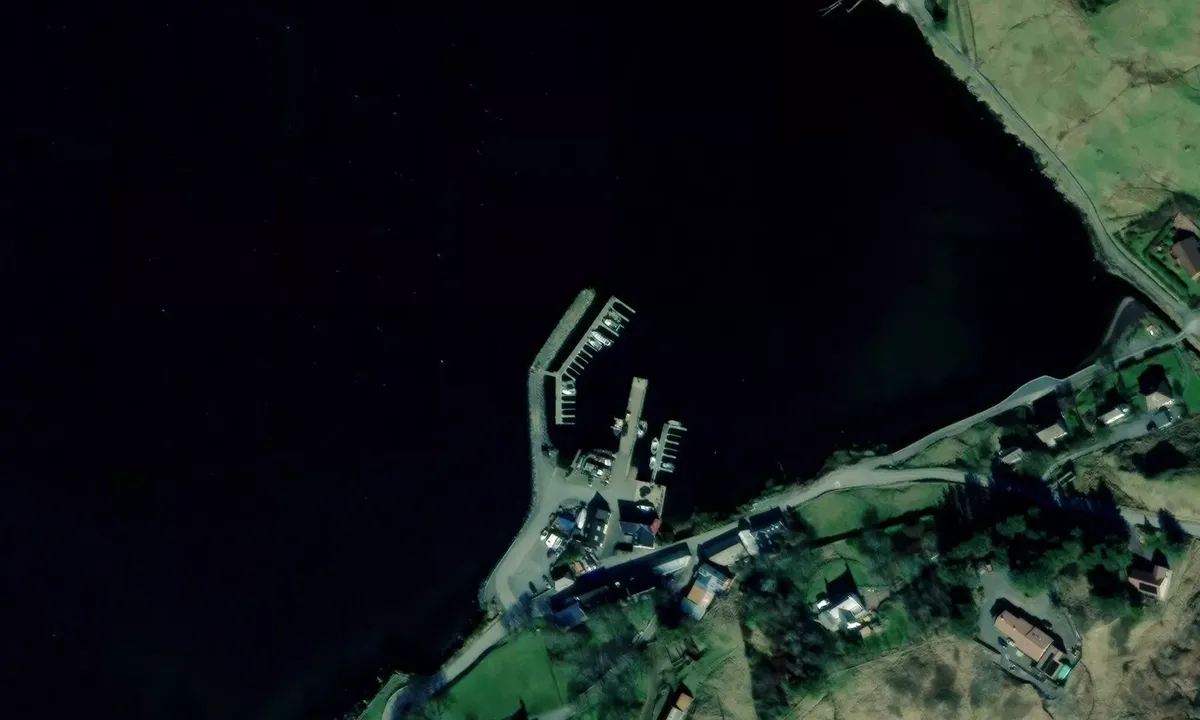 Satelite image of Voe Pier Marina Trust