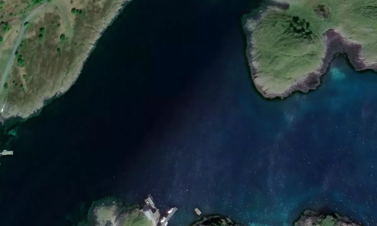 Satelite image of Vokkøya