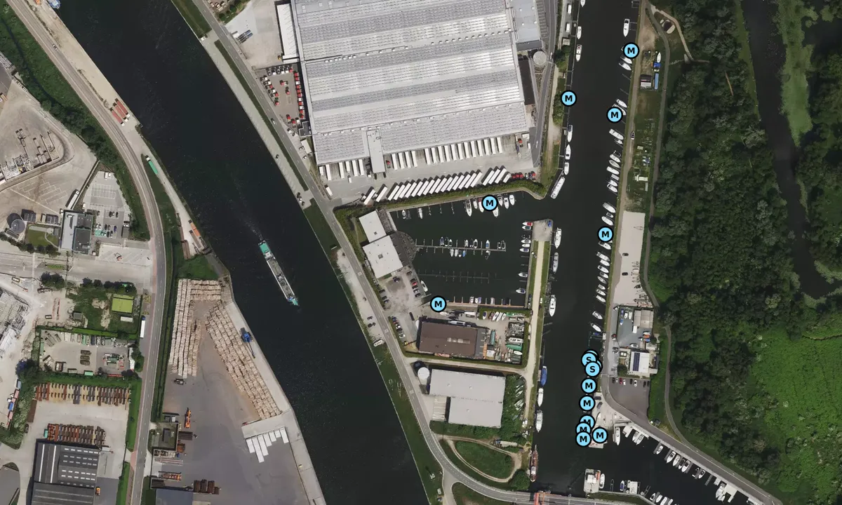Satelite image of Volante Yacht Club