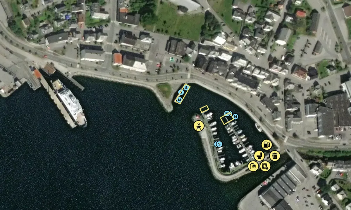 Satelite image of Volda