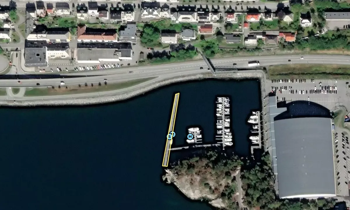 Satelite image of Voldsdalsvågen Marina