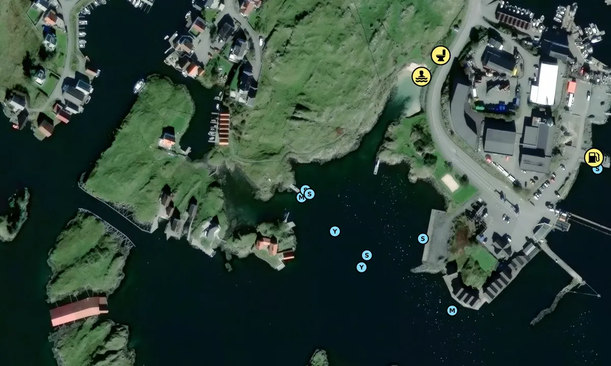 Satelite image of Vollsøya