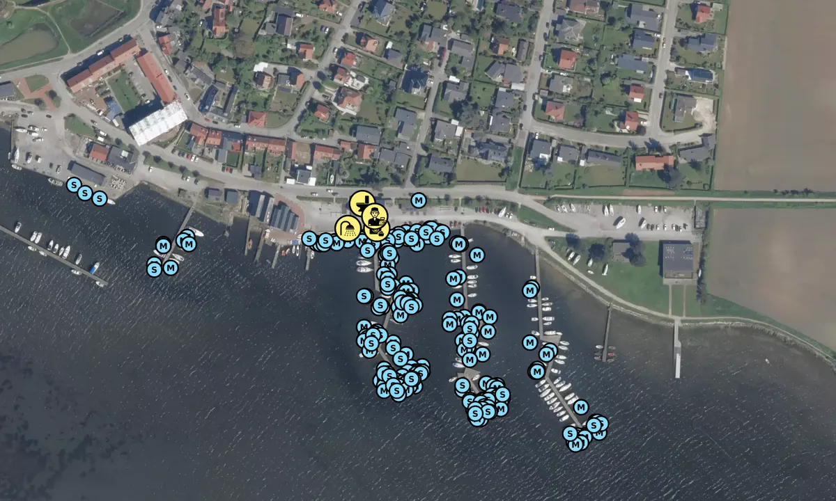 Satelite image of Vordingborg Nordhavn