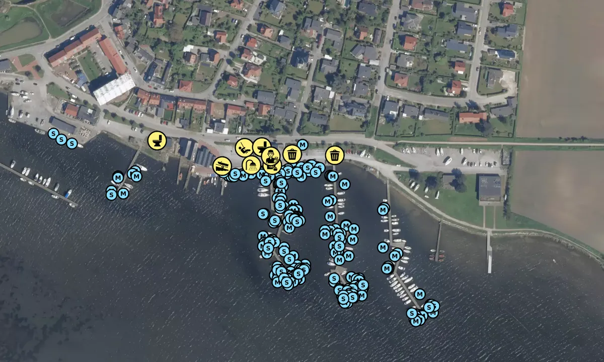 Satelite image of Vordingborg Nordhavn
