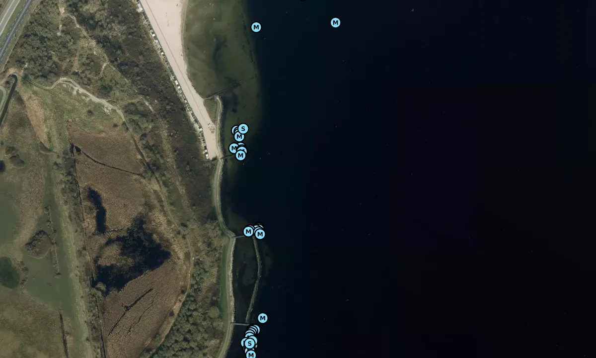 Satelite image of Vouwenpoldee