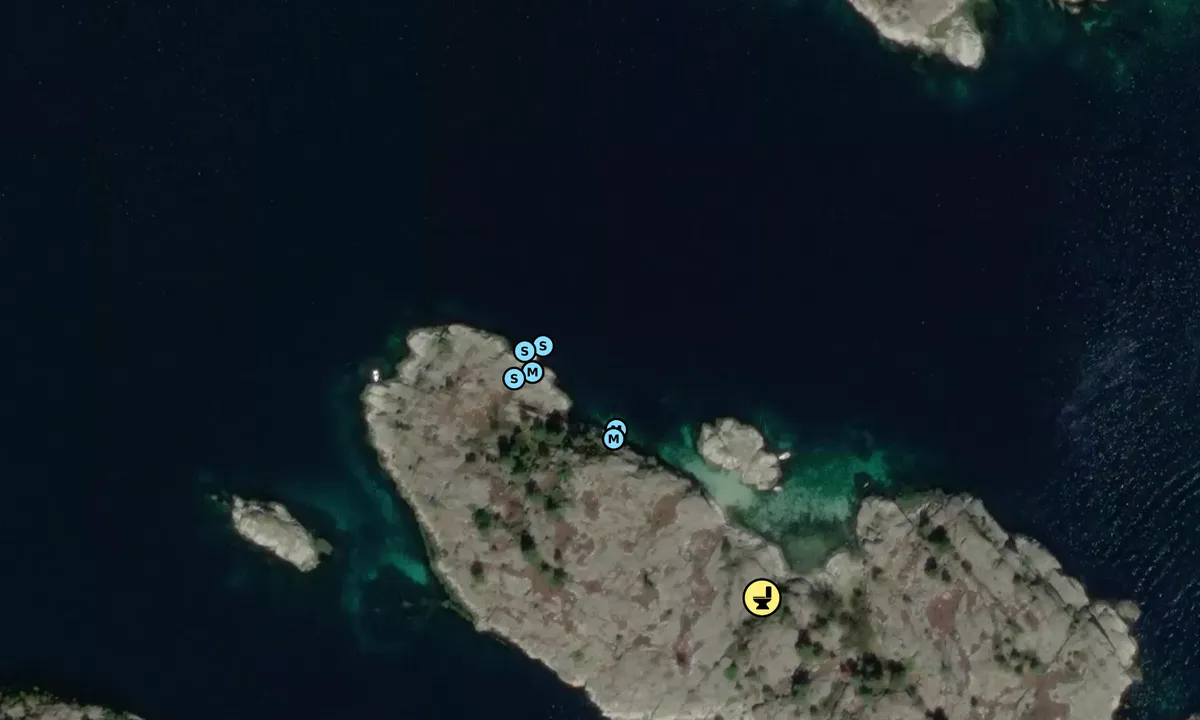 Satelite image of Vragholmen / Medholmen