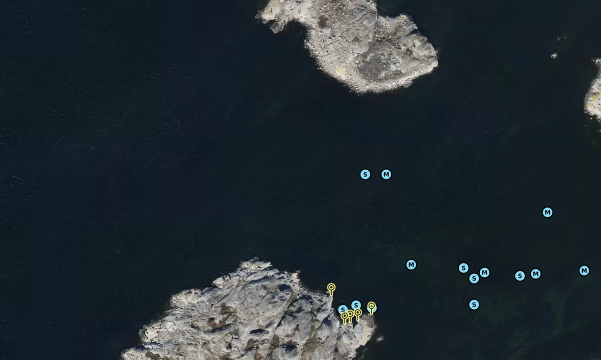 Satelite image of Vrångö Knapp - Klubbholmen