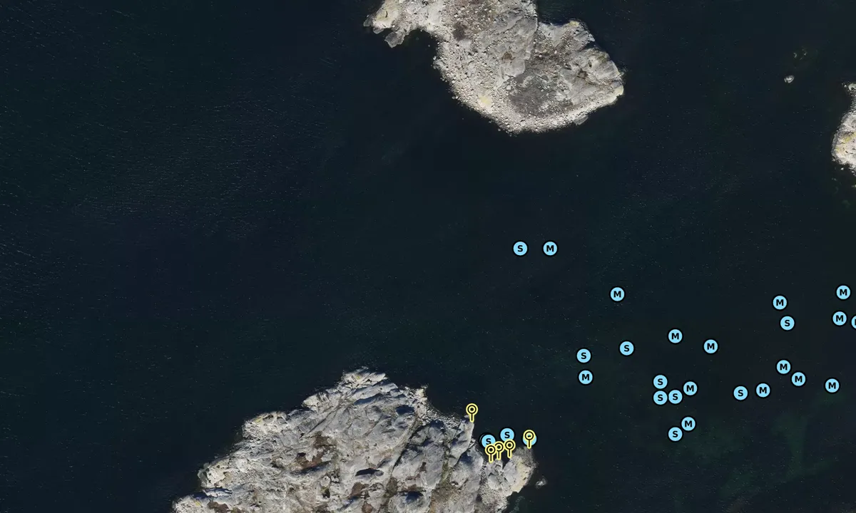 Satelite image of Vrångö Knapp - Klubbholmen