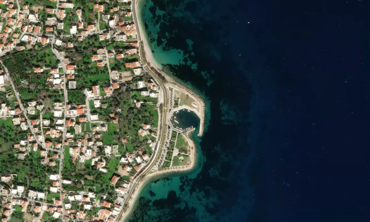 Flyfoto av Vrontadros