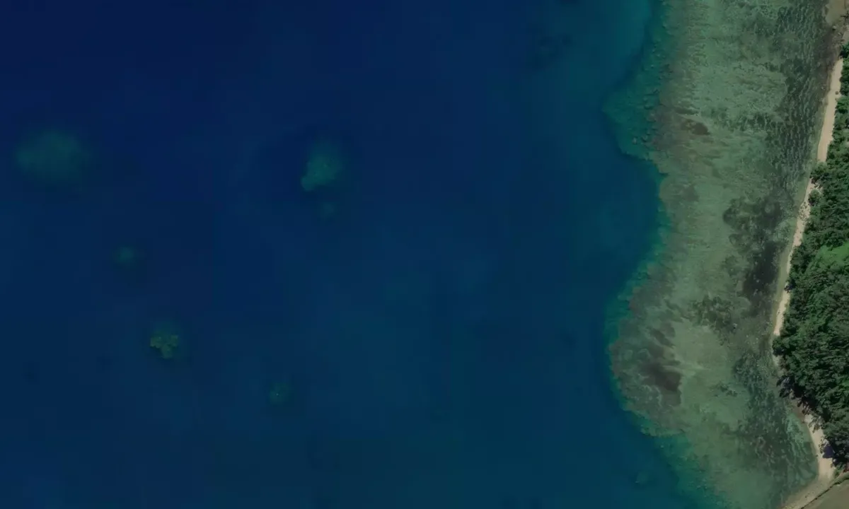 Satelite image of Vunisea Bay