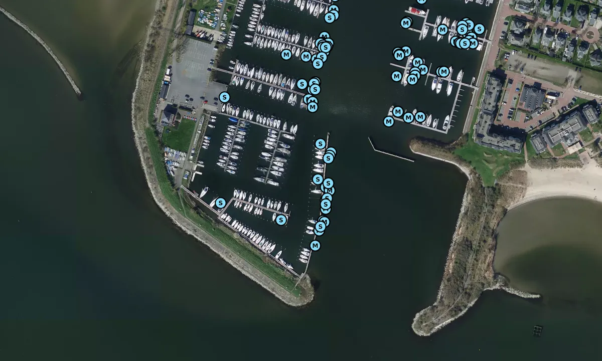 Satelite image of W.S.V Haringvliet