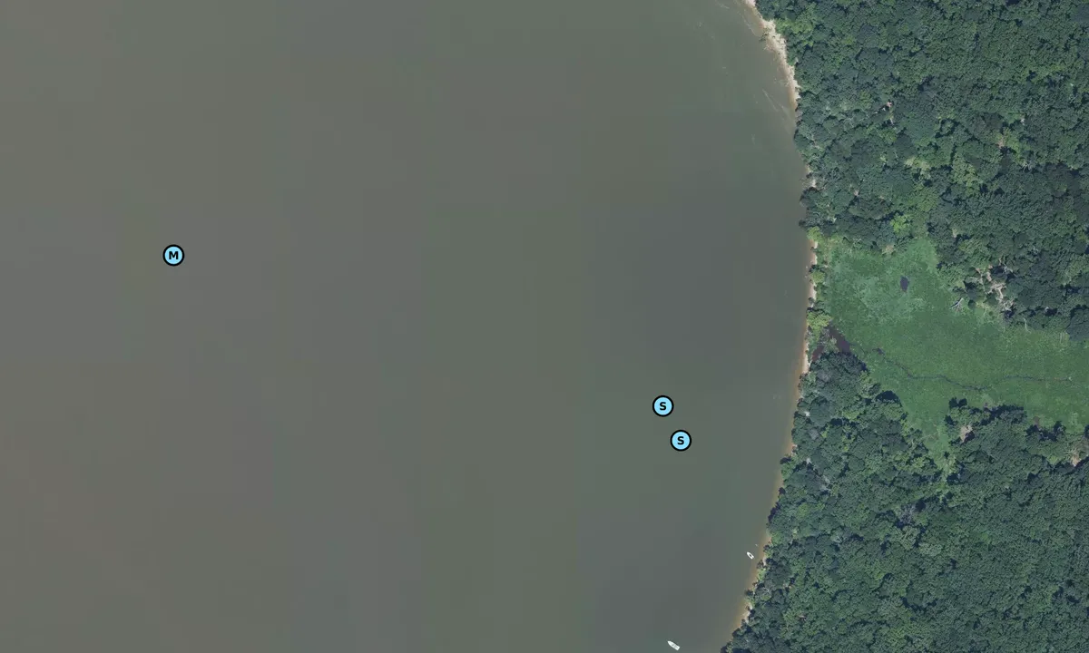 Satelite image of Wades Bay