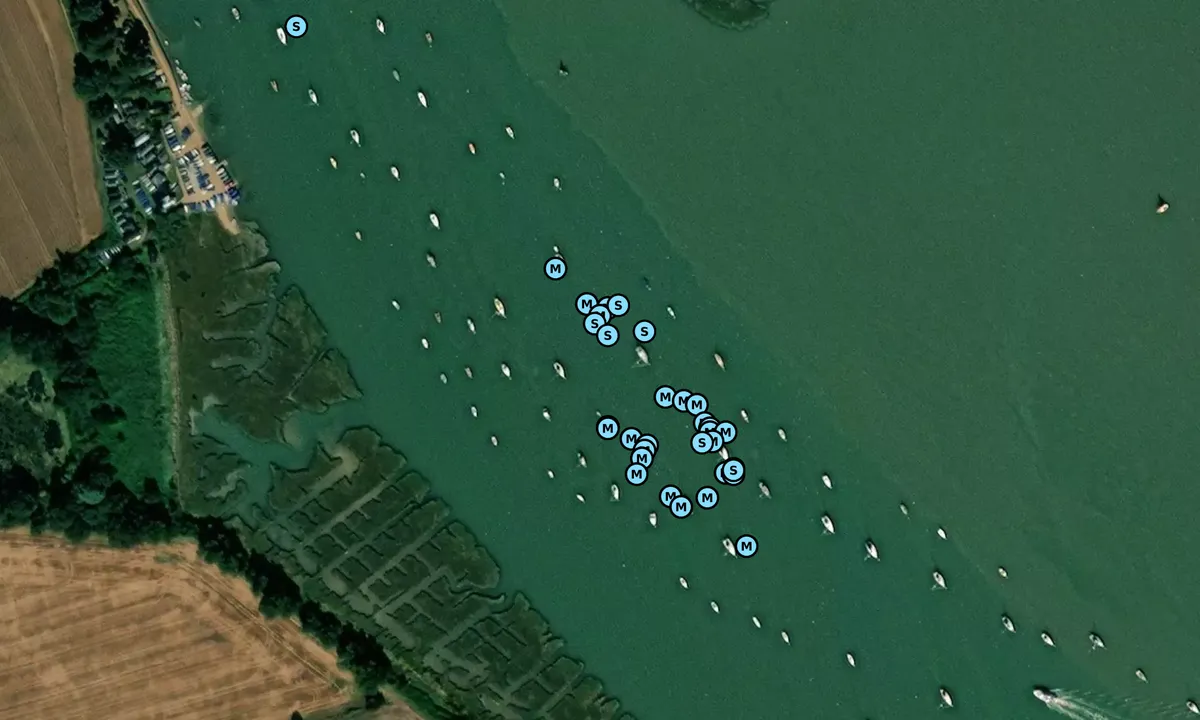 Satelite image of Waldringfield