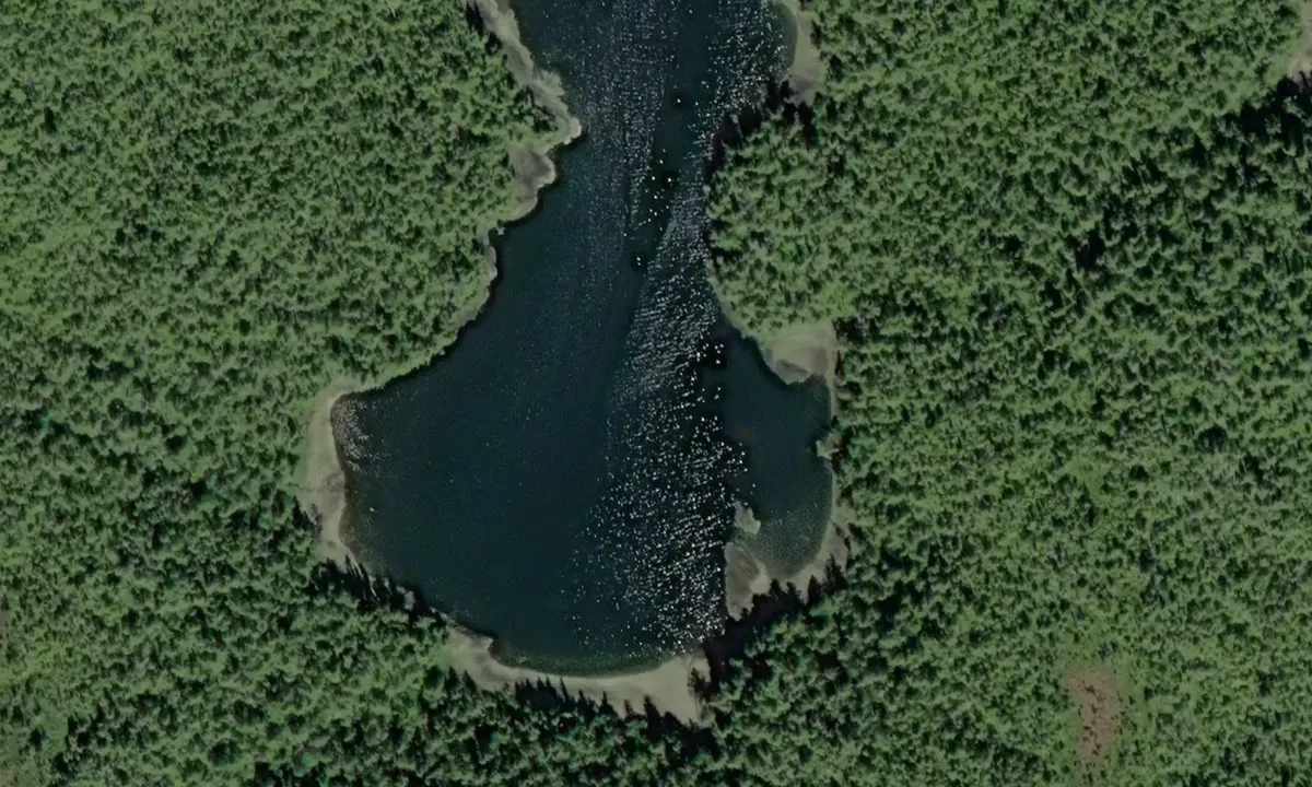 Satelite image of Wales Harbour - West