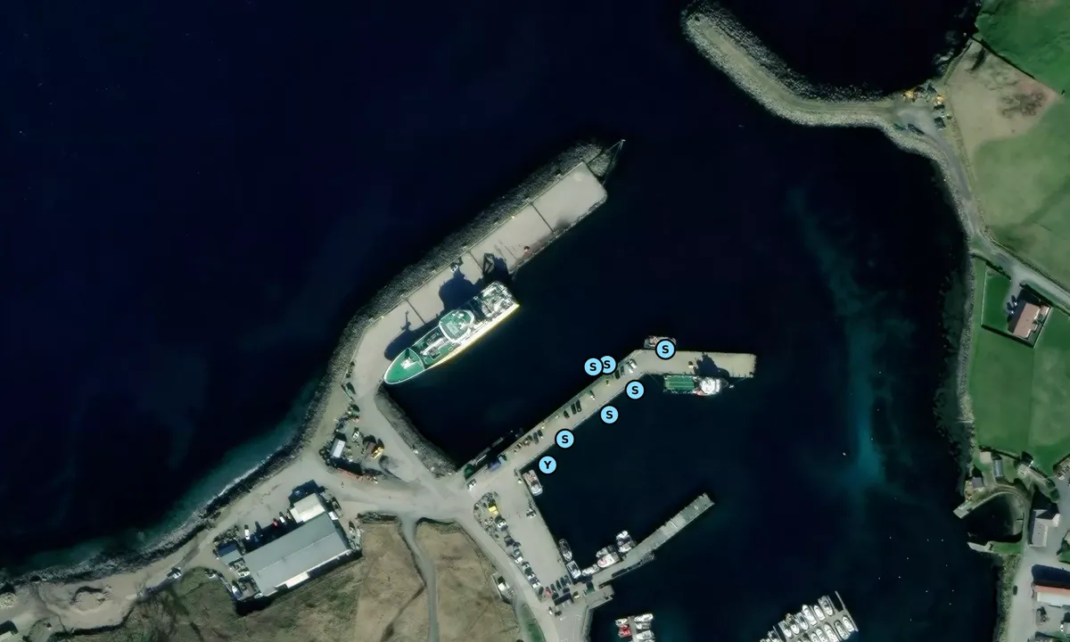 Satelite image of Walsay Harbour