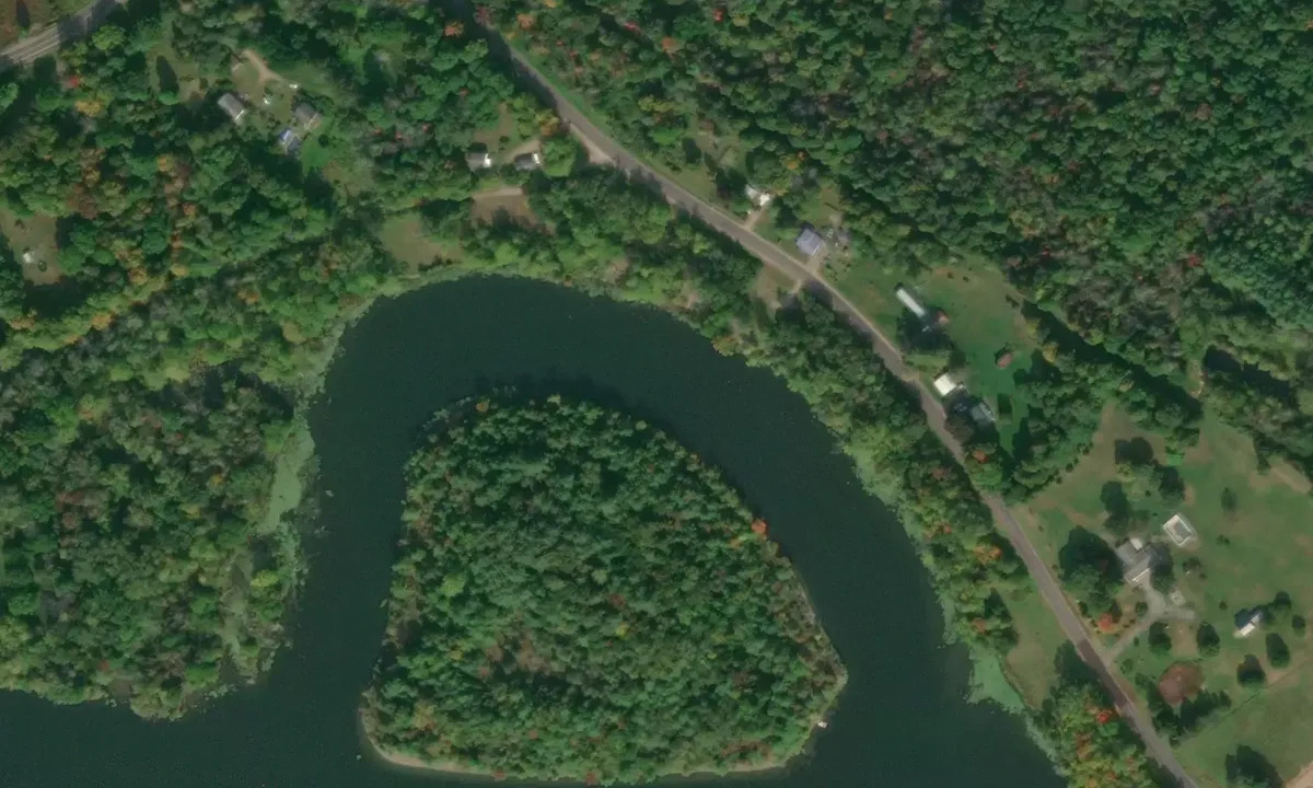 Satelite image of Walter Island