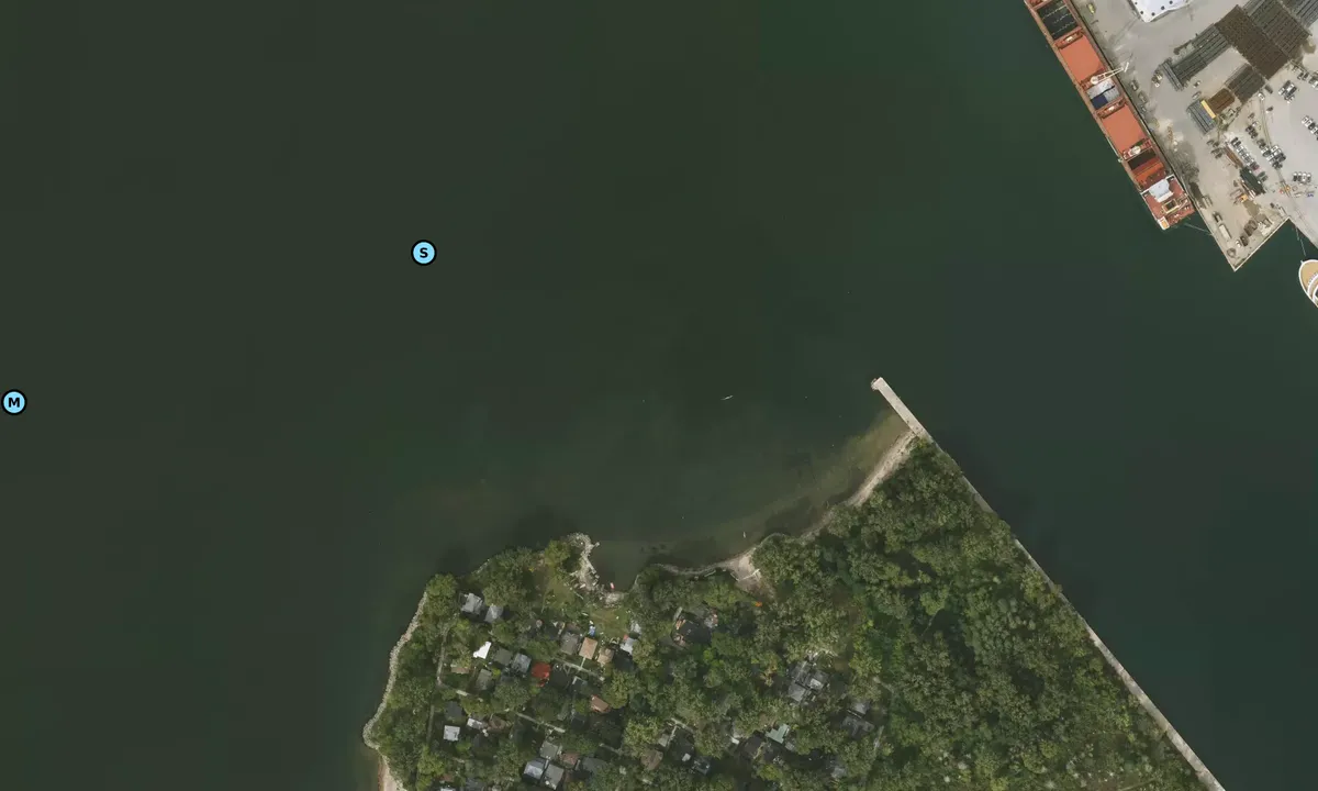 Satelite image of Wards Island North