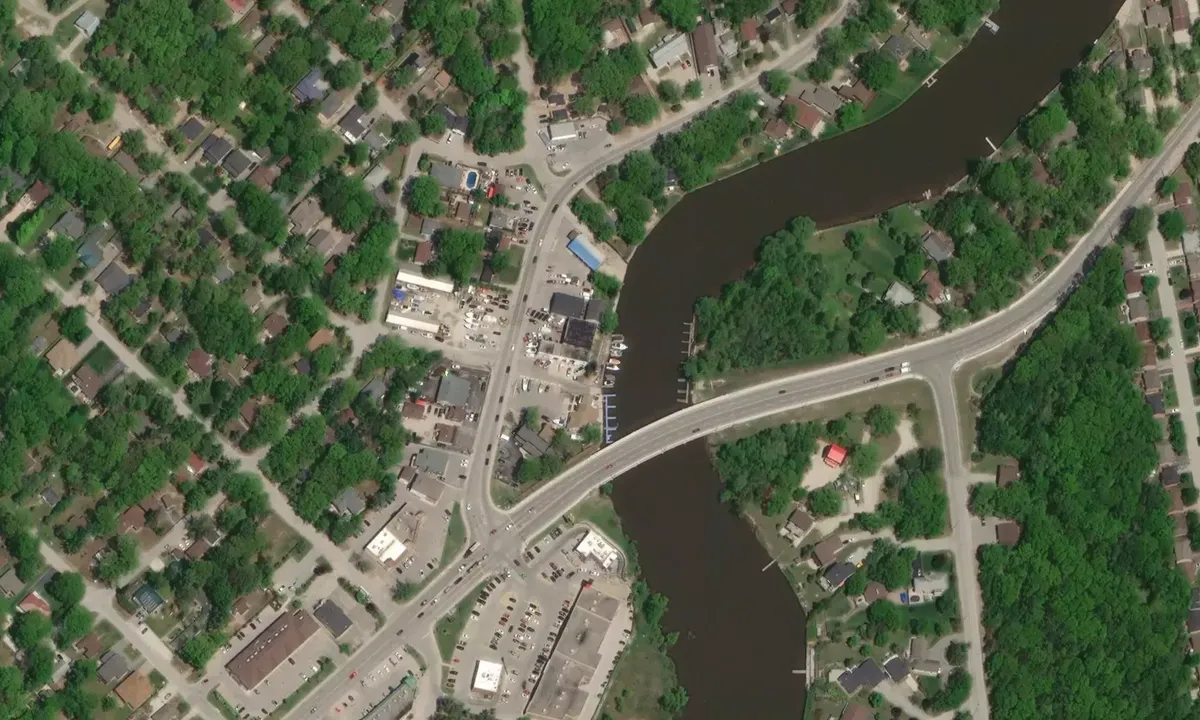 Satelite image of Wasaga Marine