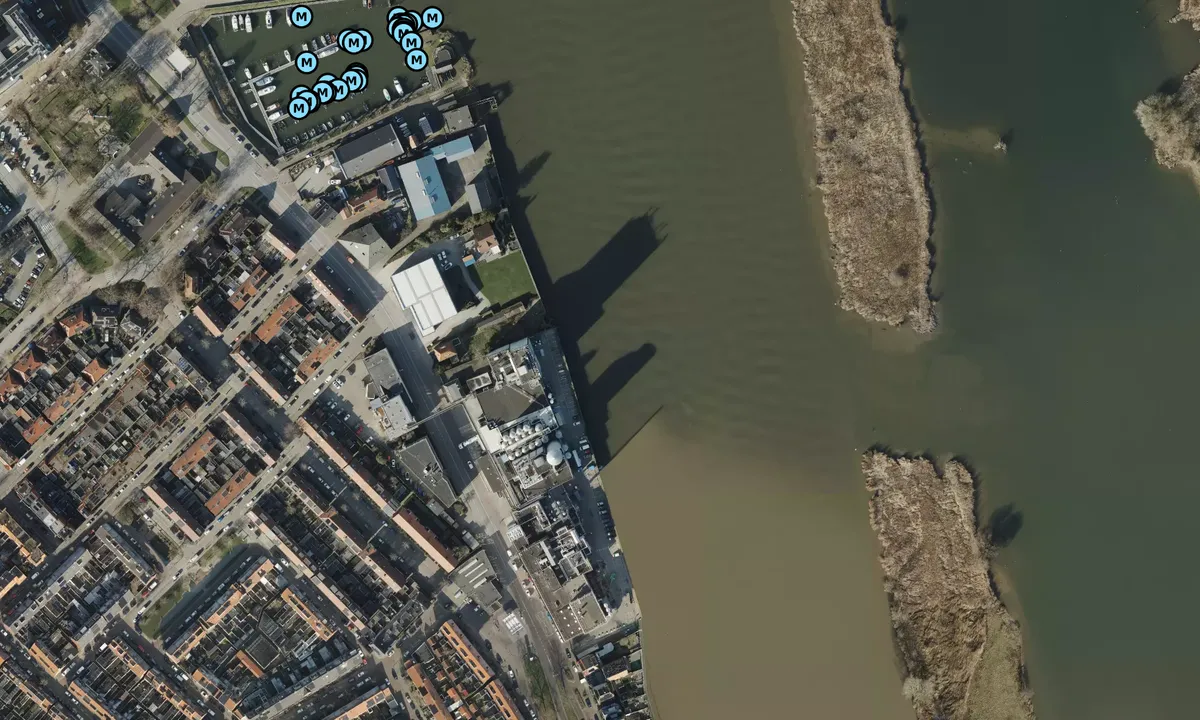 Satelite image of Water Sport Association De Bovenhaven