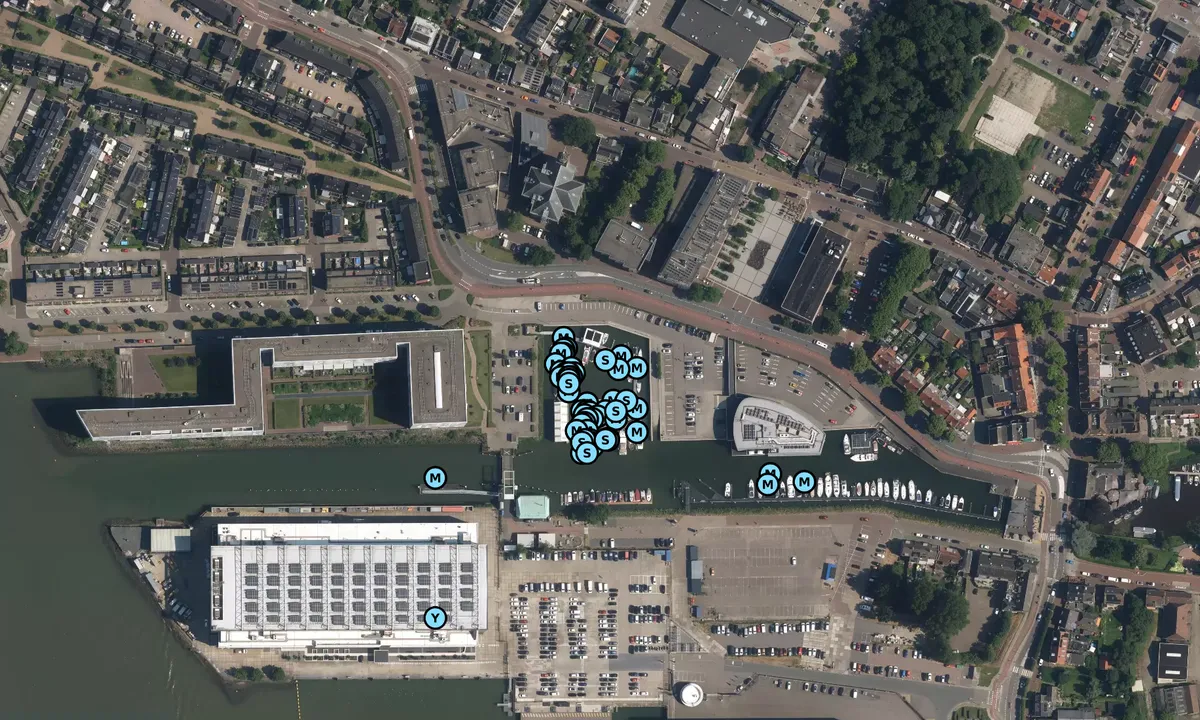 Satelite image of Watersportvereniging Alblasserdam