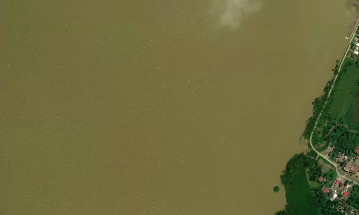 Satelite image of West Channel