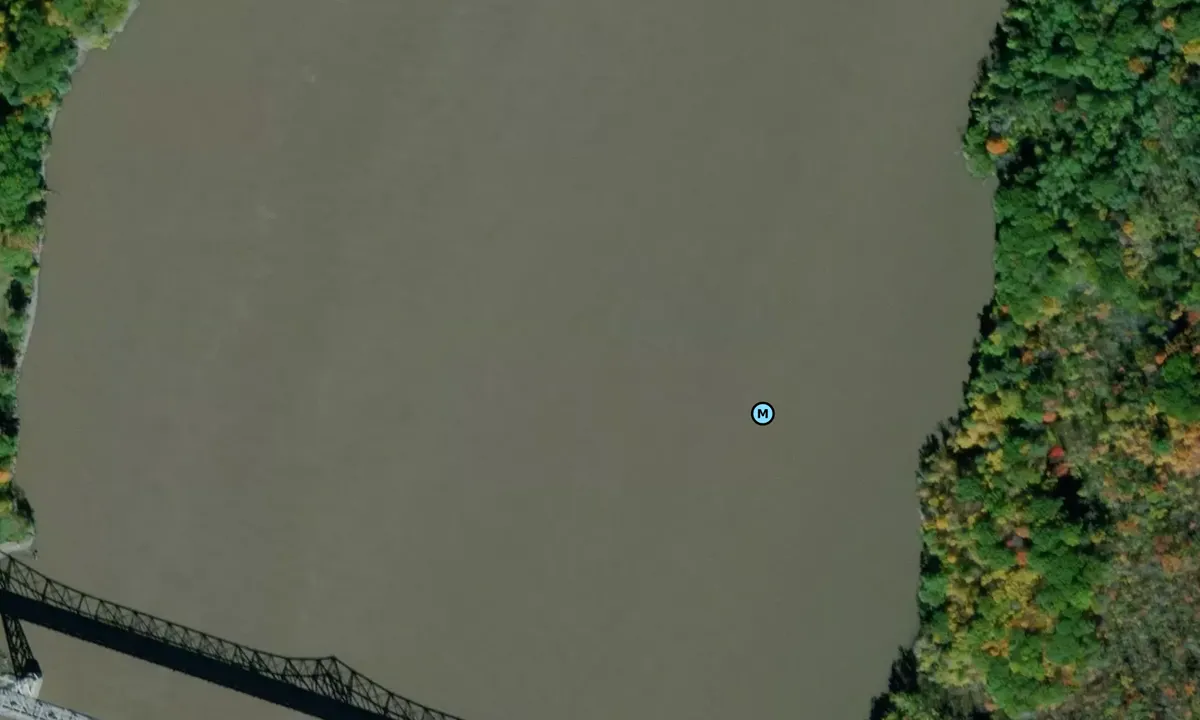 Satelite image of West of Rodgers Island