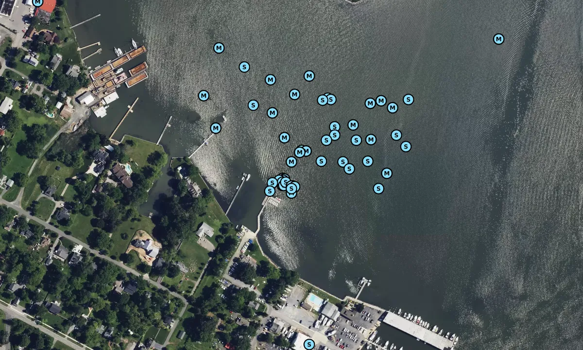 Satelite image of West River Sailing Club